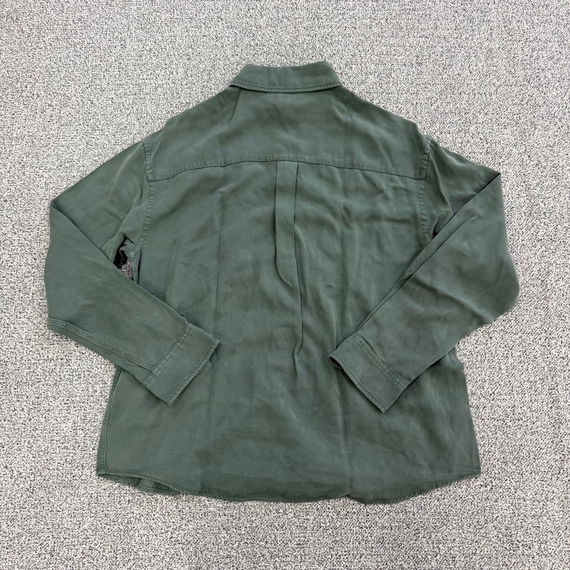 [S-M] 자라 그린 코튼 셔츠 0109T1 상품이미지2