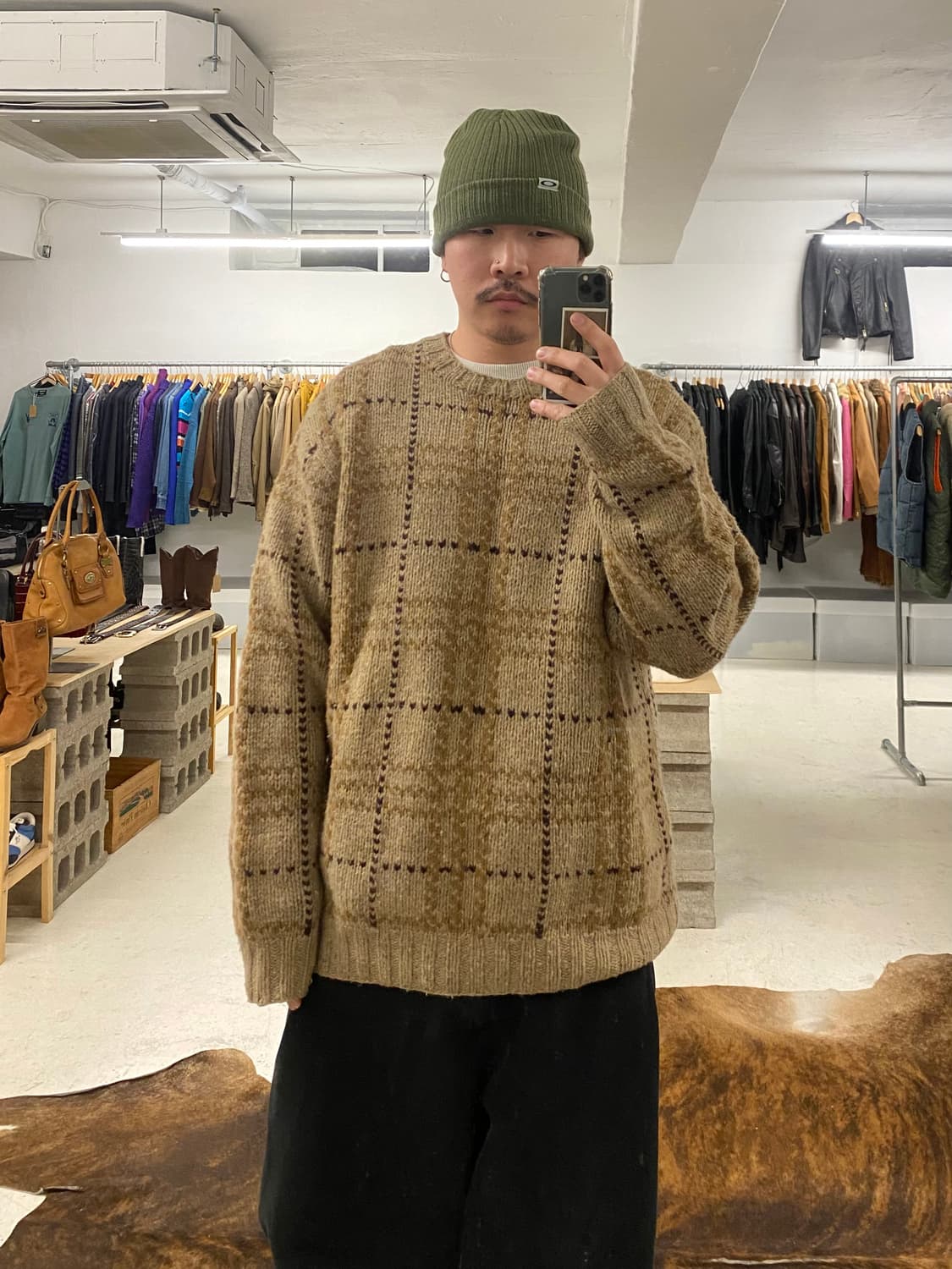 EDDIE BAUER check knit 에디바우어 체크 니트 상품이미지7