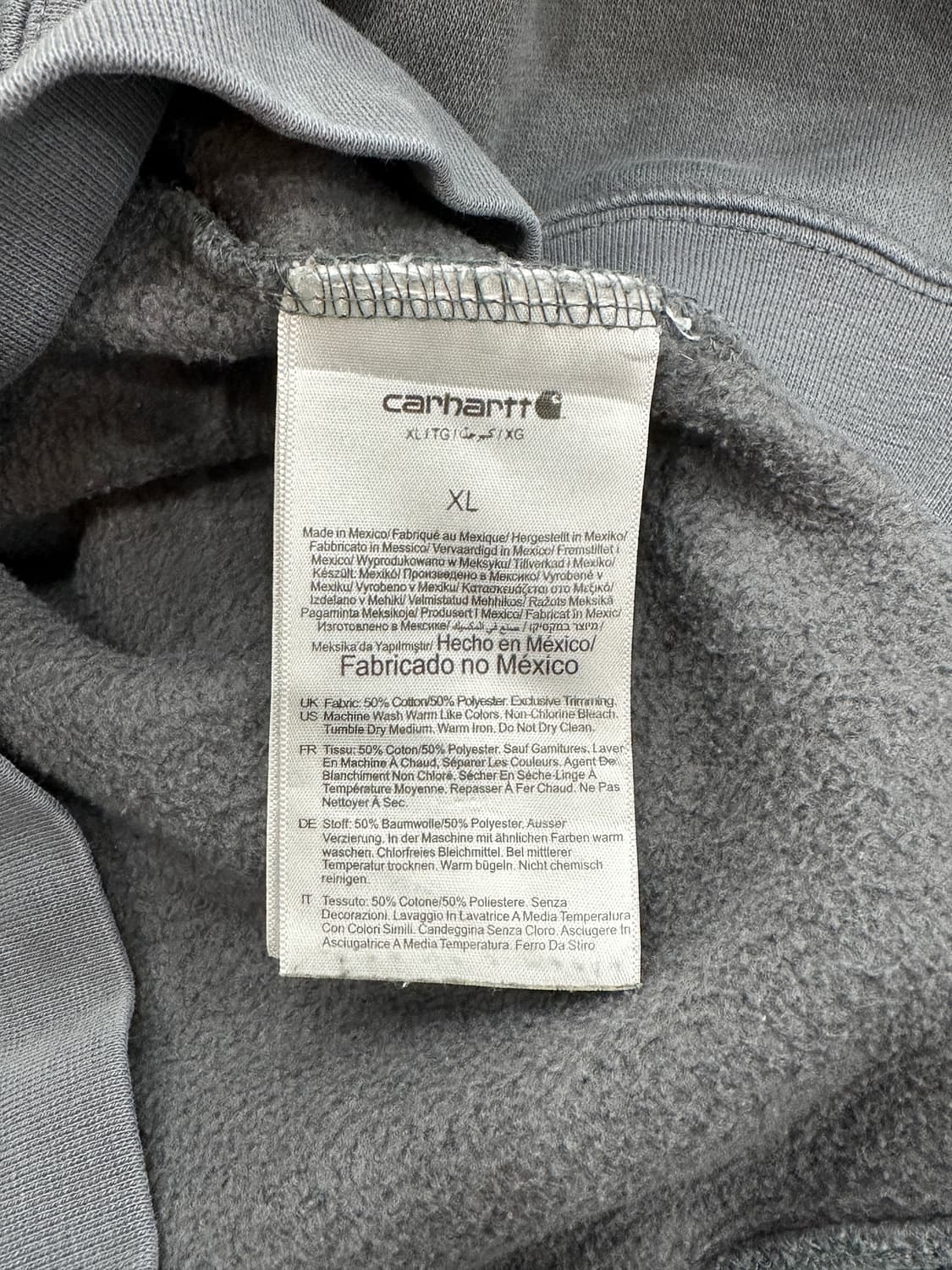 칼하트 맨투맨 그레이 상품이미지5