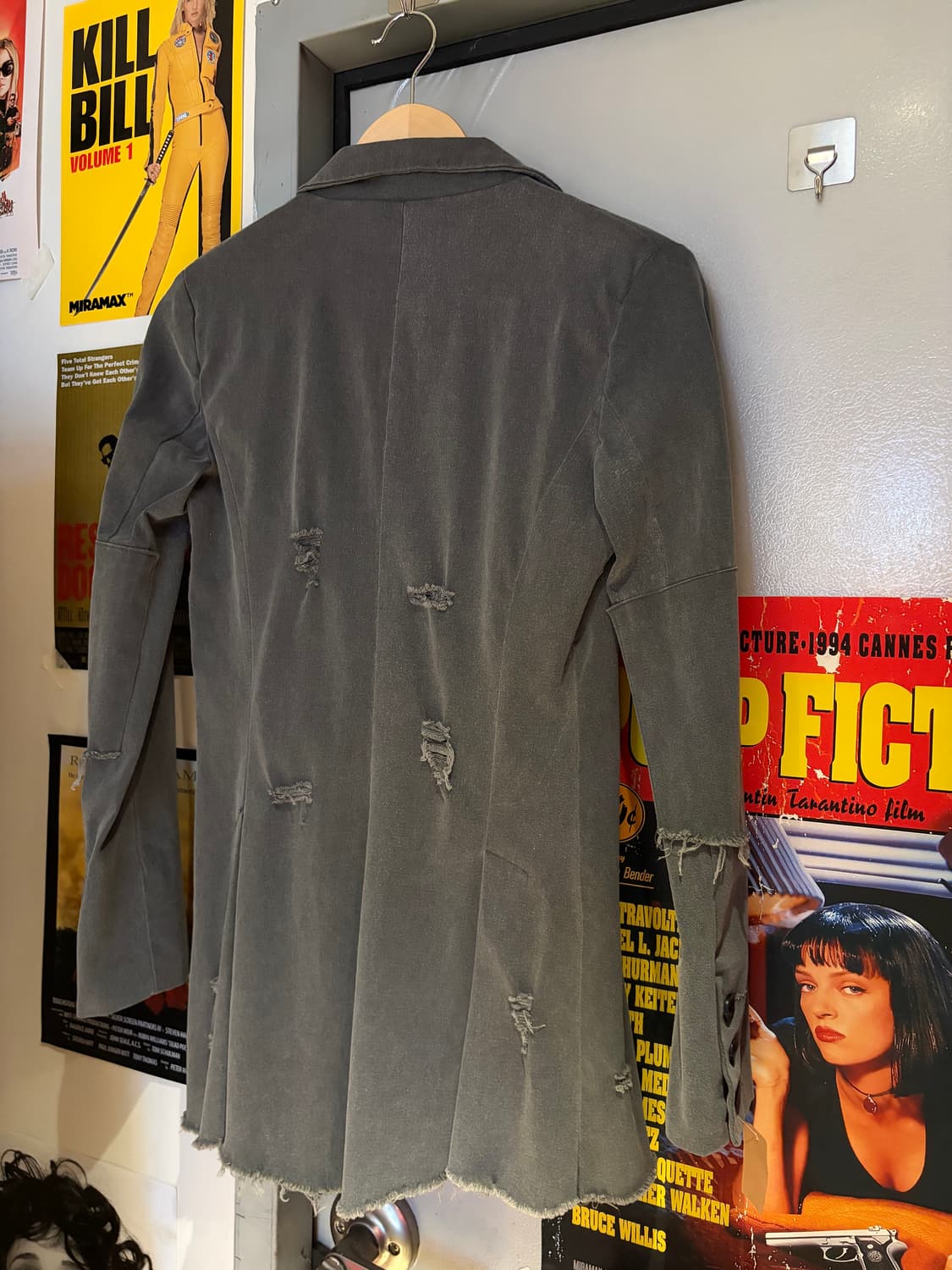 빈티지 디스트로이드 블레이저 자켓 상품이미지5