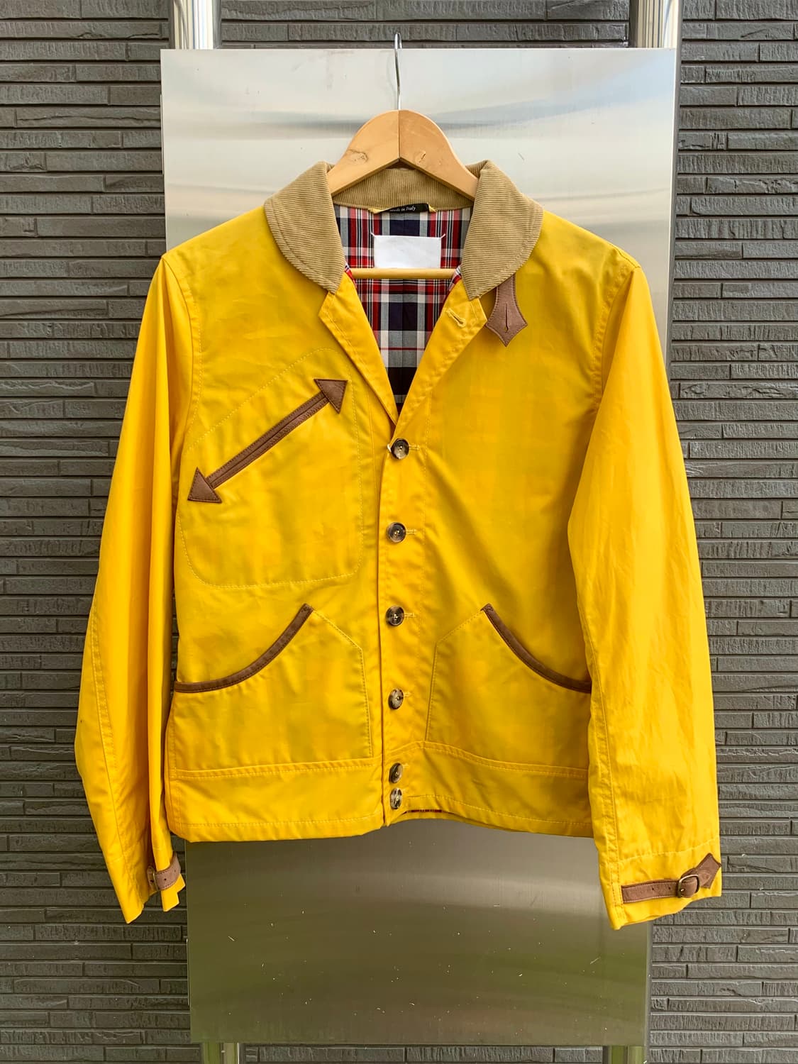 메종 마르지엘라 웨스턴 자켓 (chrome yellow) 상품이미지1