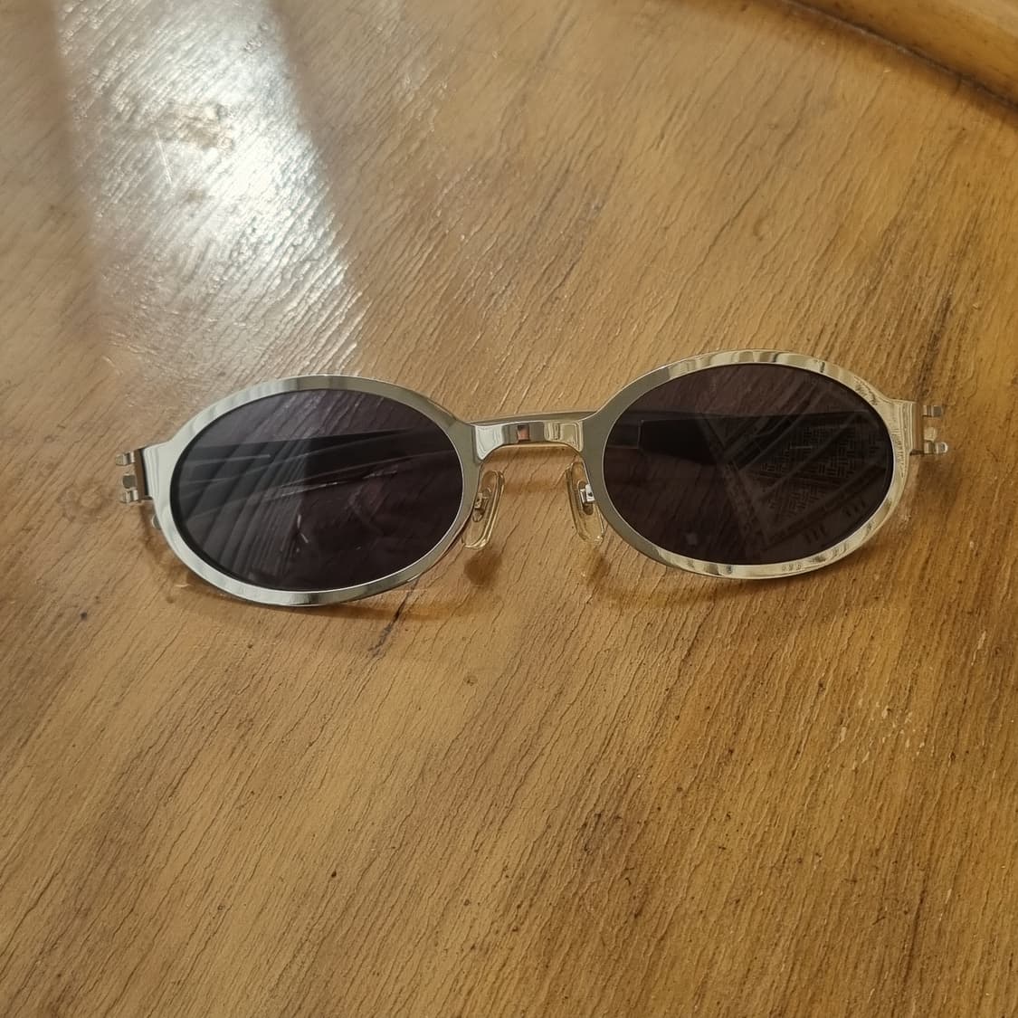 데드스탁 레노마 파리 오벌 쉐입 실버 메탈 선글라스 상품이미지10