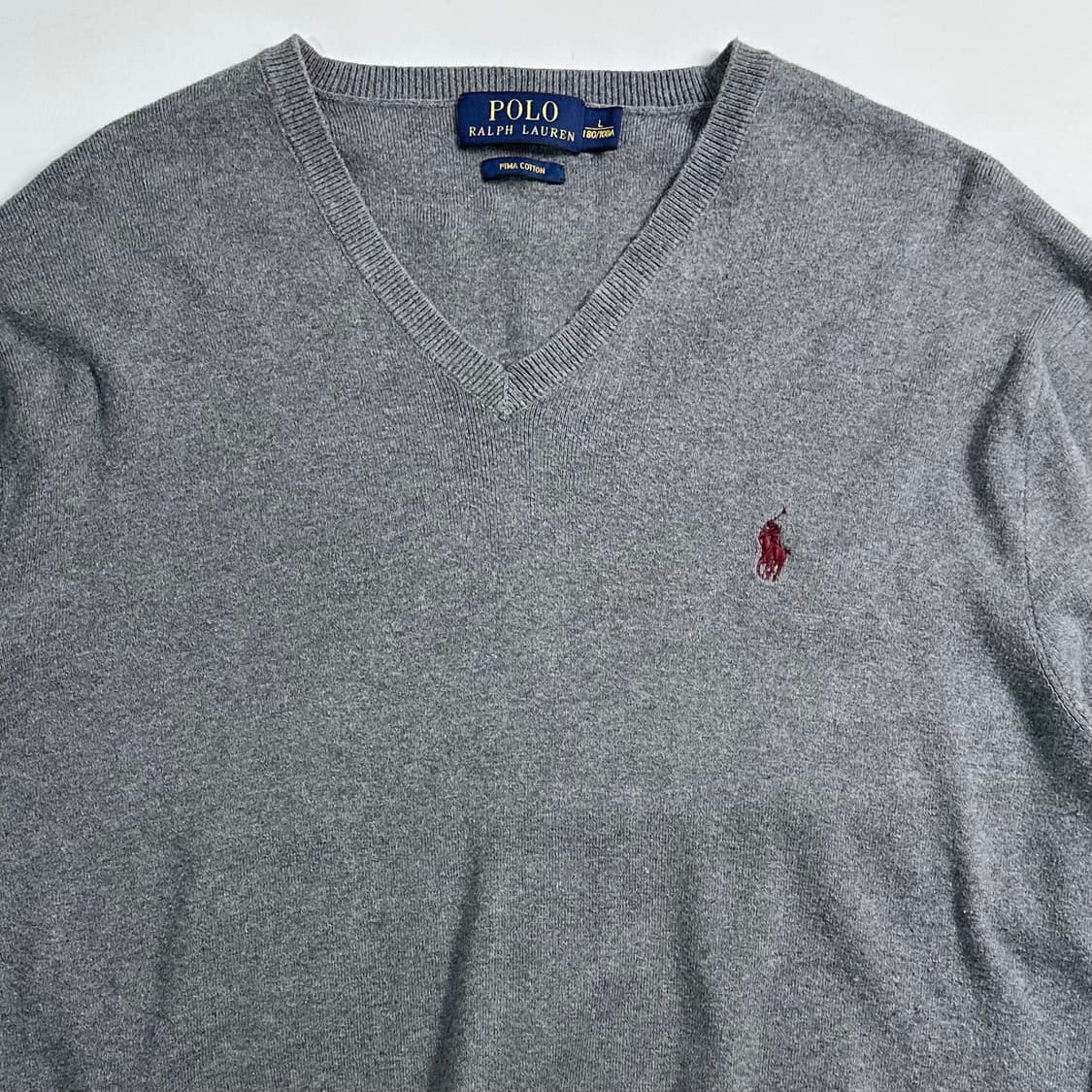 폴로 랄프로렌 그레이 코튼 니트 상품이미지2