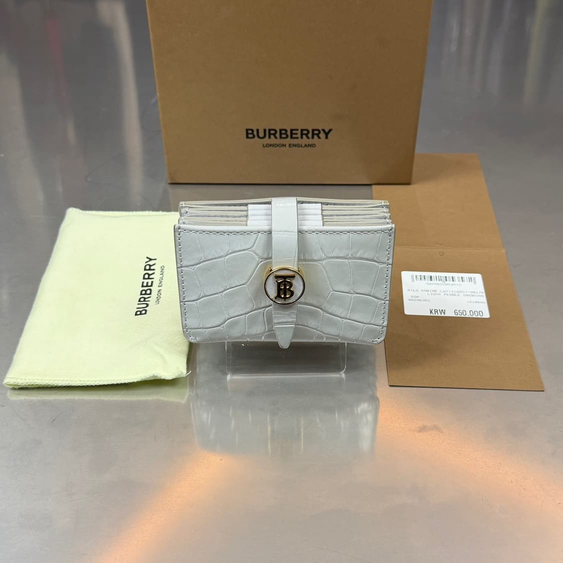 [리오브] 버버리 TB 아코디언 카드지갑 상품이미지1