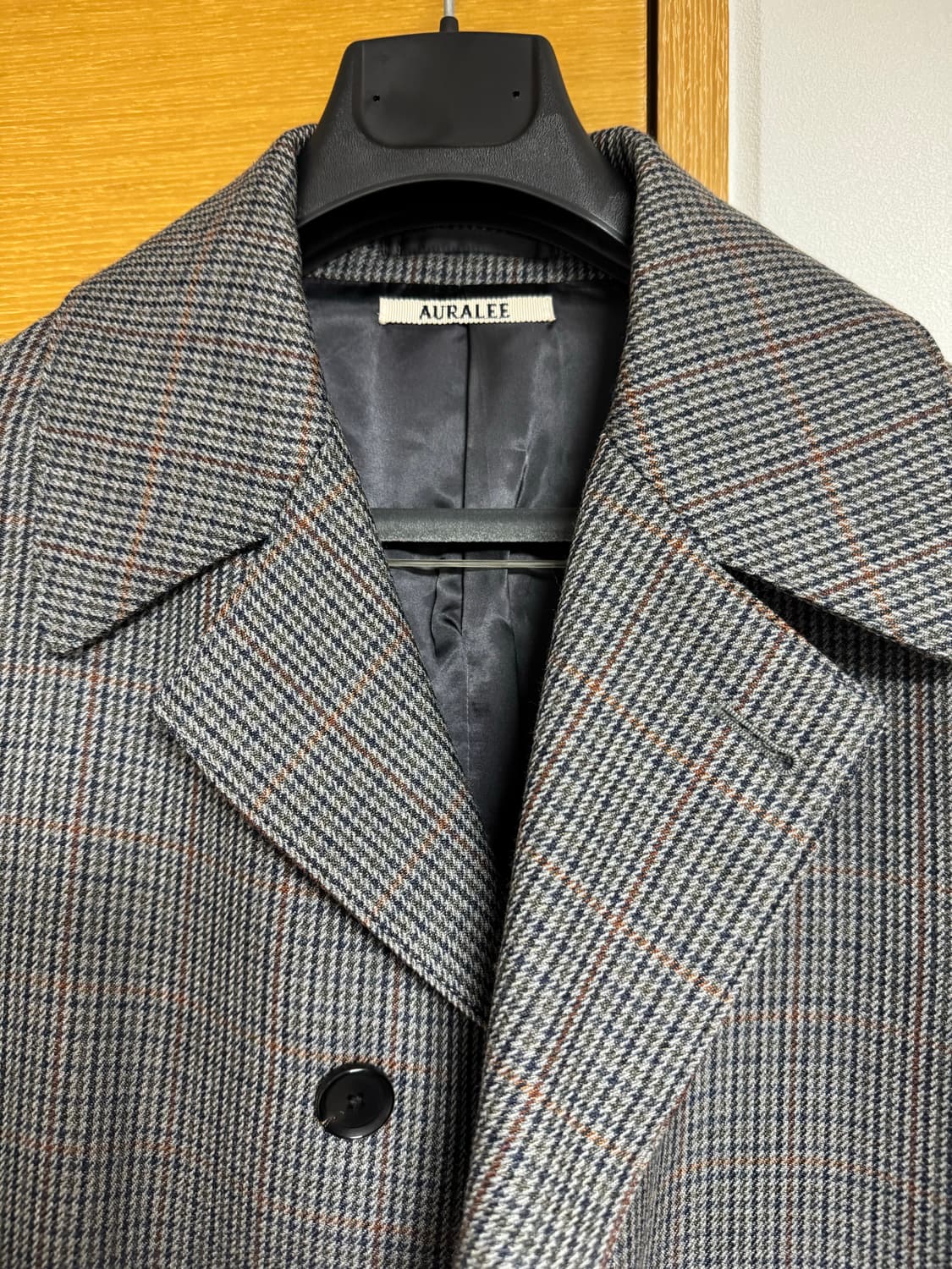 오라리 더블 페이스 코트 건클럽체크 사이즈 4 상품이미지1