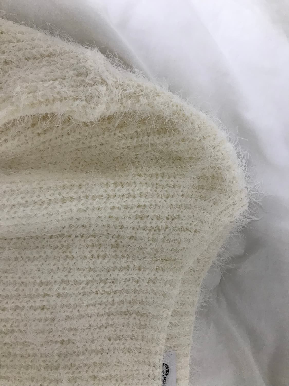 헤어리 보트넥 니트 상품이미지2