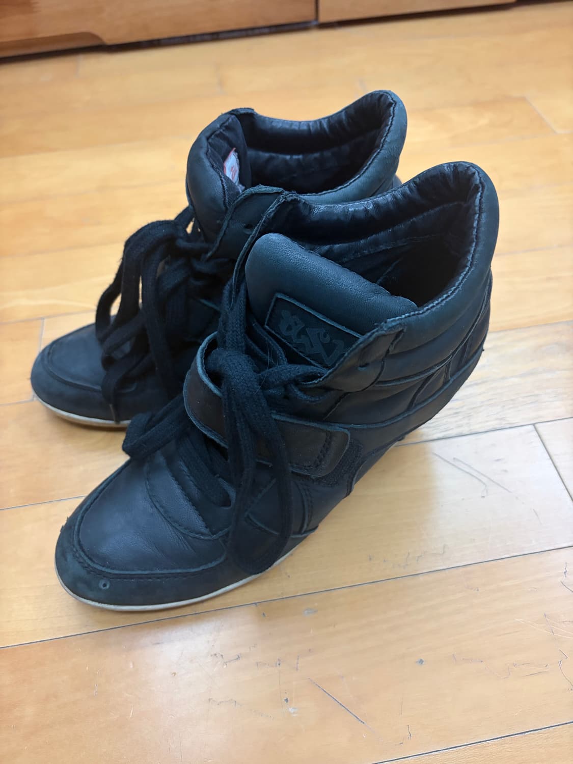 아쉬 ash 웨지 스니커즈 37사이즈 차콜 상품이미지3