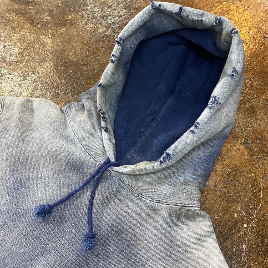 (M) 바우와우 BOWWOW HARD AGEING HOODIE 상품이미지2