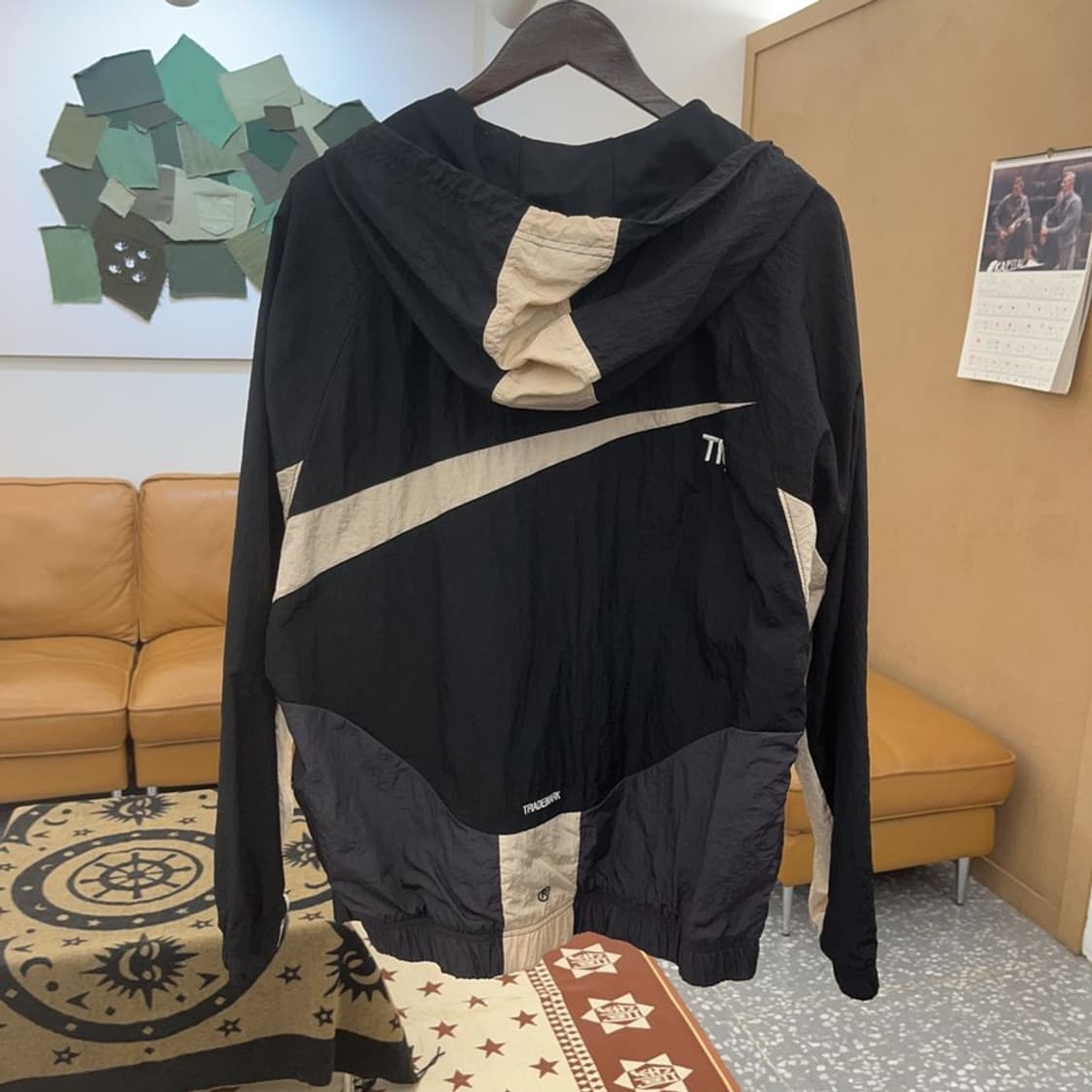 나이키 올드스쿨 레트로 빅스우시 배색 바람막이 자켓 L C08621 상품이미지4