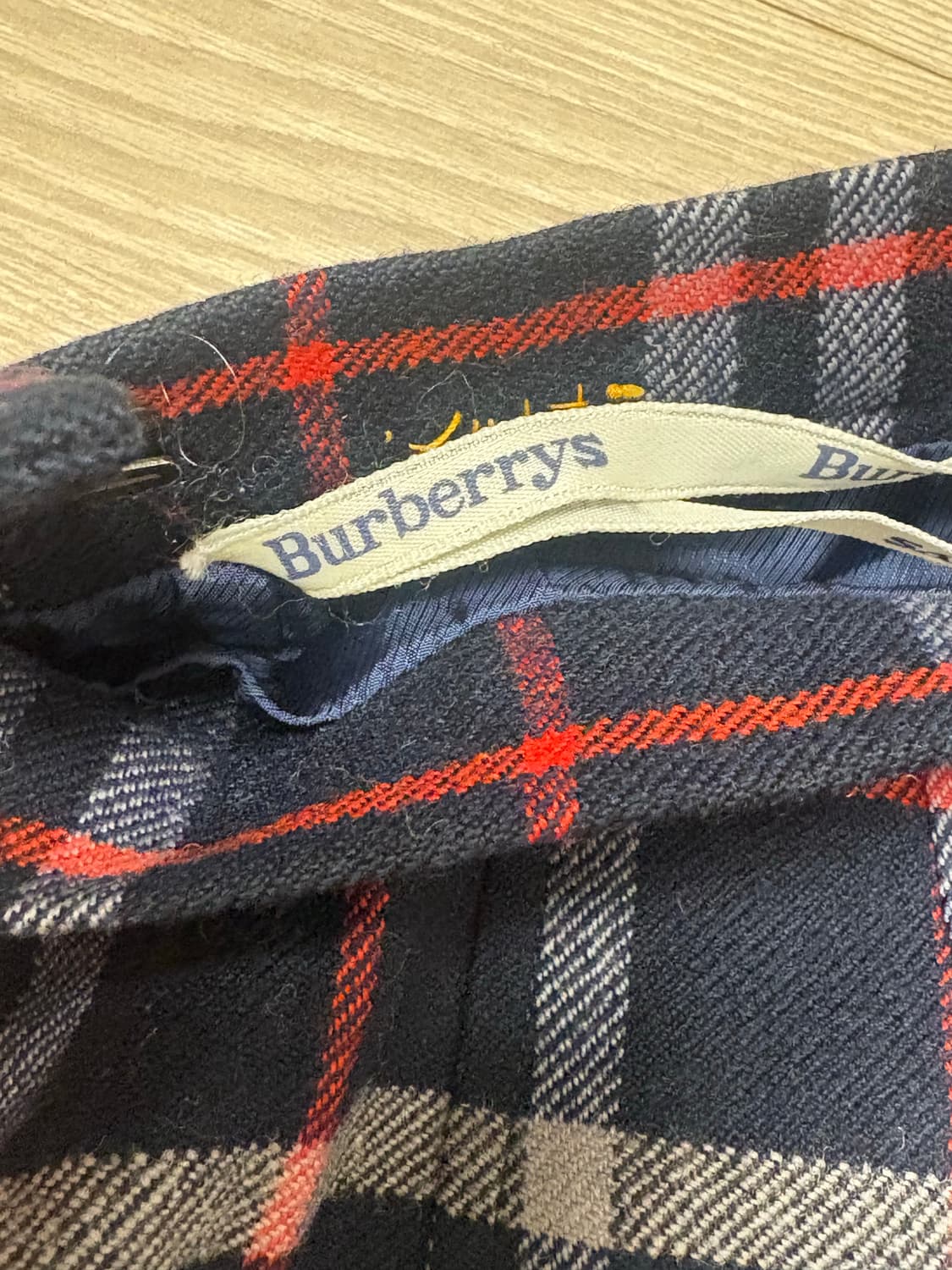 버버리 체크 스커트 모리 갸루 겨울롱스커트 패턴치마 미디스커트 상품이미지3