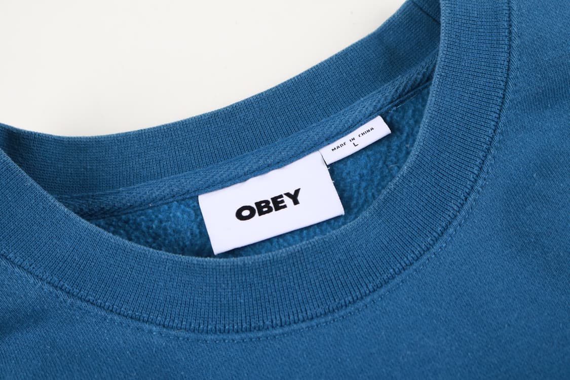 [L] 오베이 블루 플라워 맨투맨 상품이미지3