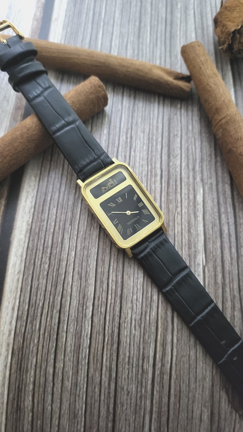 [희귀피스]정품 에르메스 깔레쉬 골드 남여공용 시계 상품이미지5
