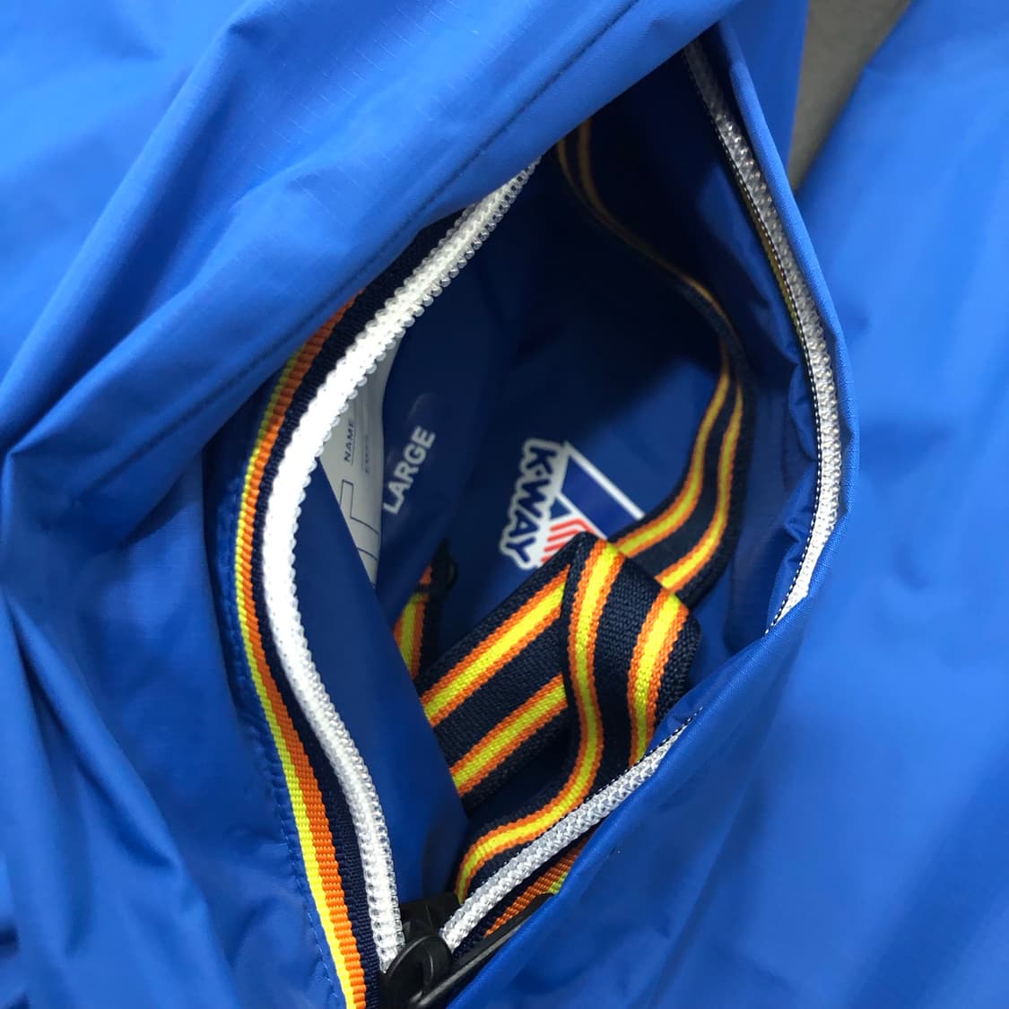 까웨 k-way 르브레 클로드 방수 방풍 패커블 후드집업 자켓 L 상품이미지8