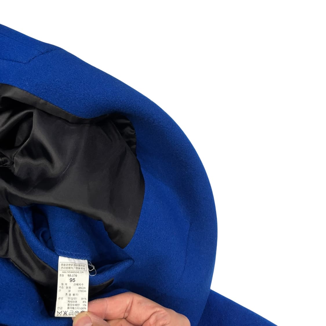 시스템 울 캐시미어 히든 버튼 코트 상품이미지4