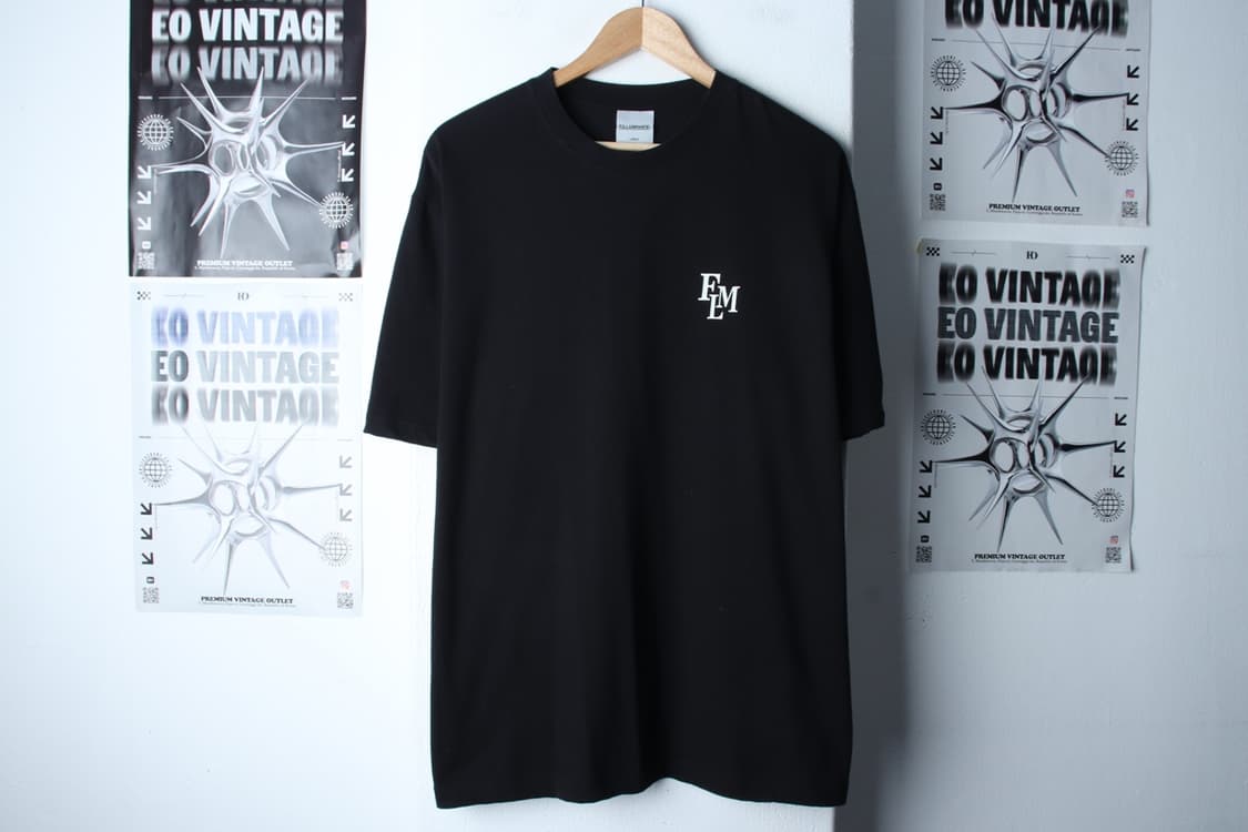 (L-XL) 필루미네이트 반팔 티셔츠 스몰로고 블랙 올드스쿨-H31414 상품이미지2