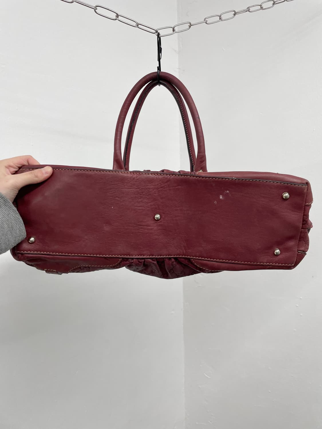 구찌 시마 홀스빗 엠보레더 보스톤백 상품이미지9