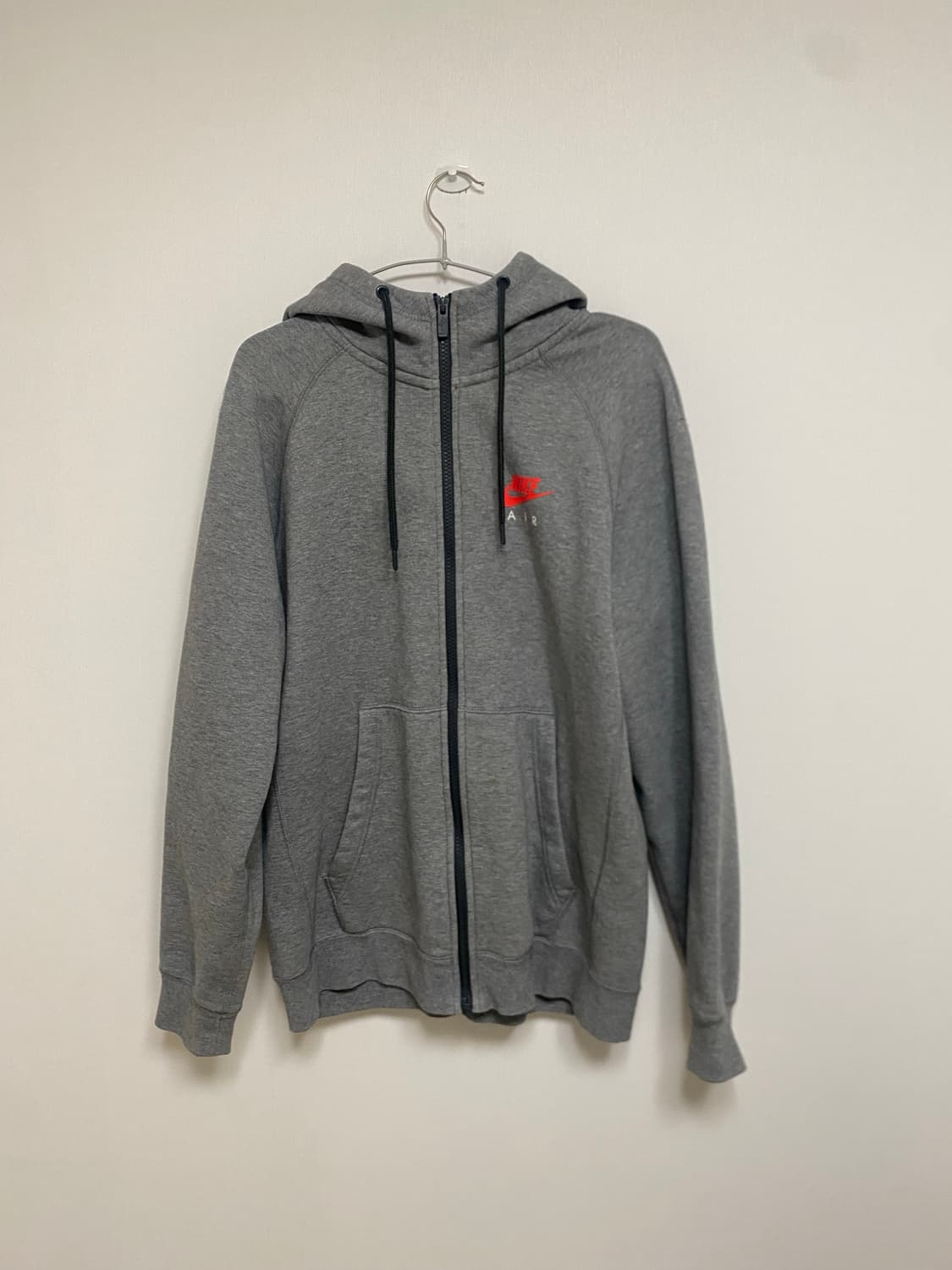 나이키 에어 후드집업 그레이 M 상품이미지2