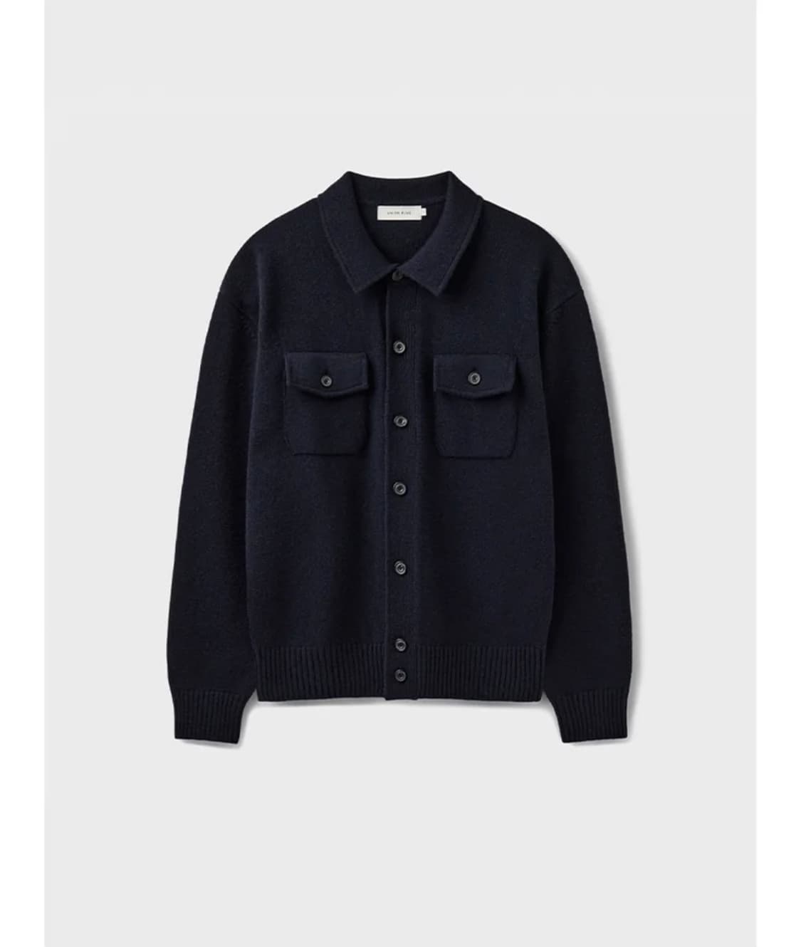 유니온블루 투포켓 카라 가디건 다크네이비 XL사이즈 판매 상품이미지1