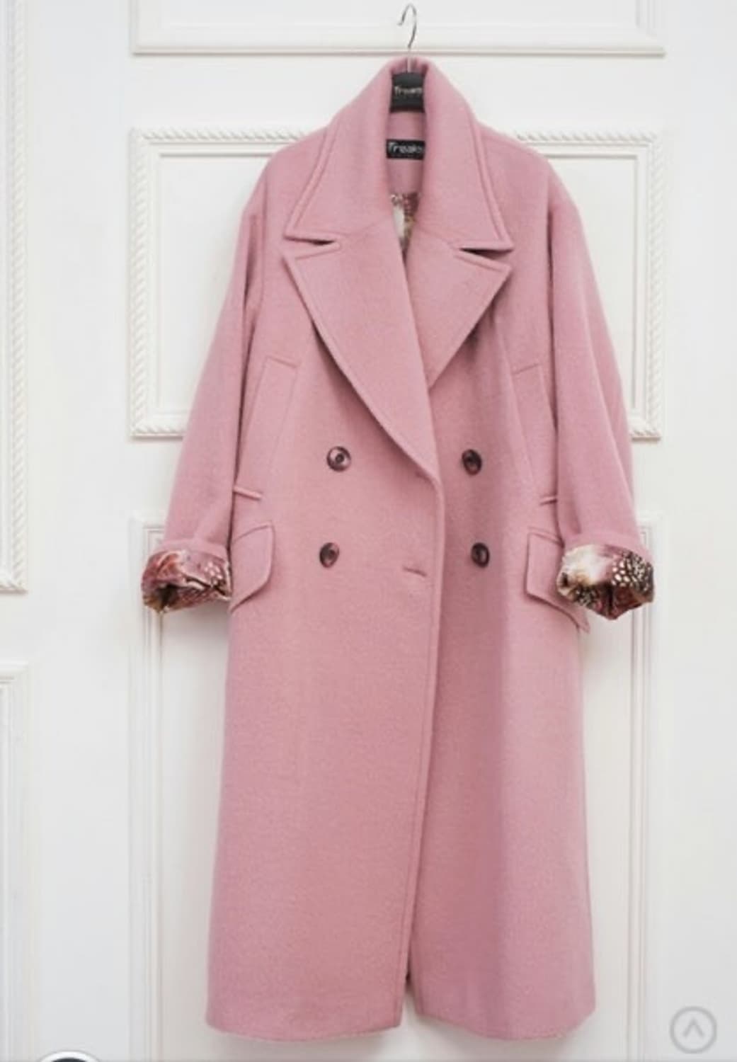 프릭스 라일락핑크 울 알파카 코트 상품이미지4