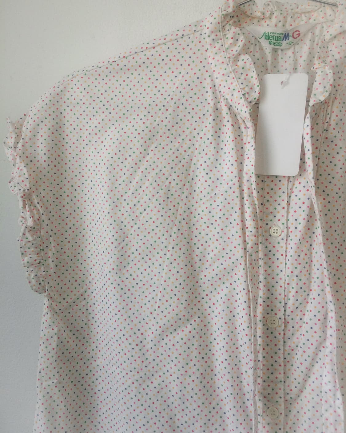 Tied dot pattern blouse 상품이미지4