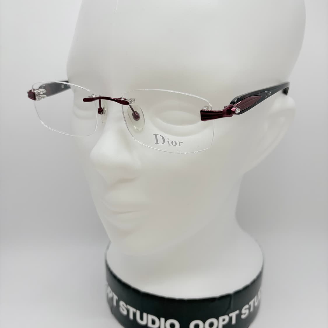 DIOR 디올 레드 사각 무테 상품이미지9