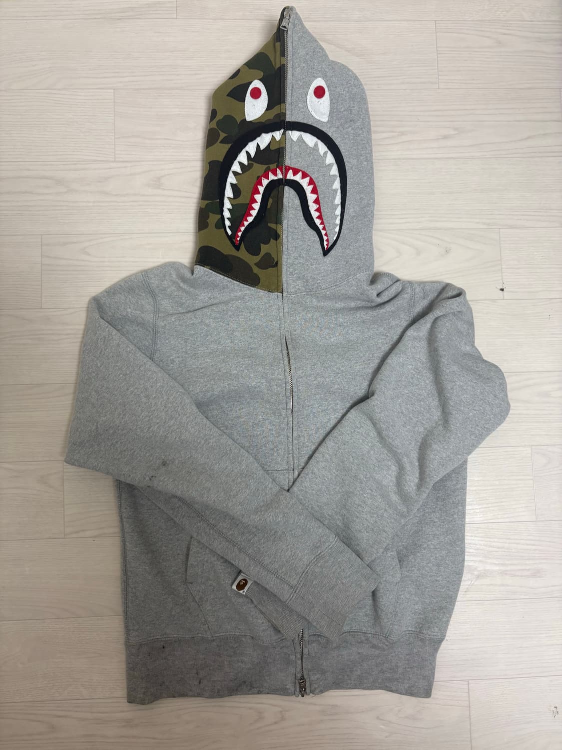 S 베이프 샤크후드 그레이 판매합니다 상품이미지3