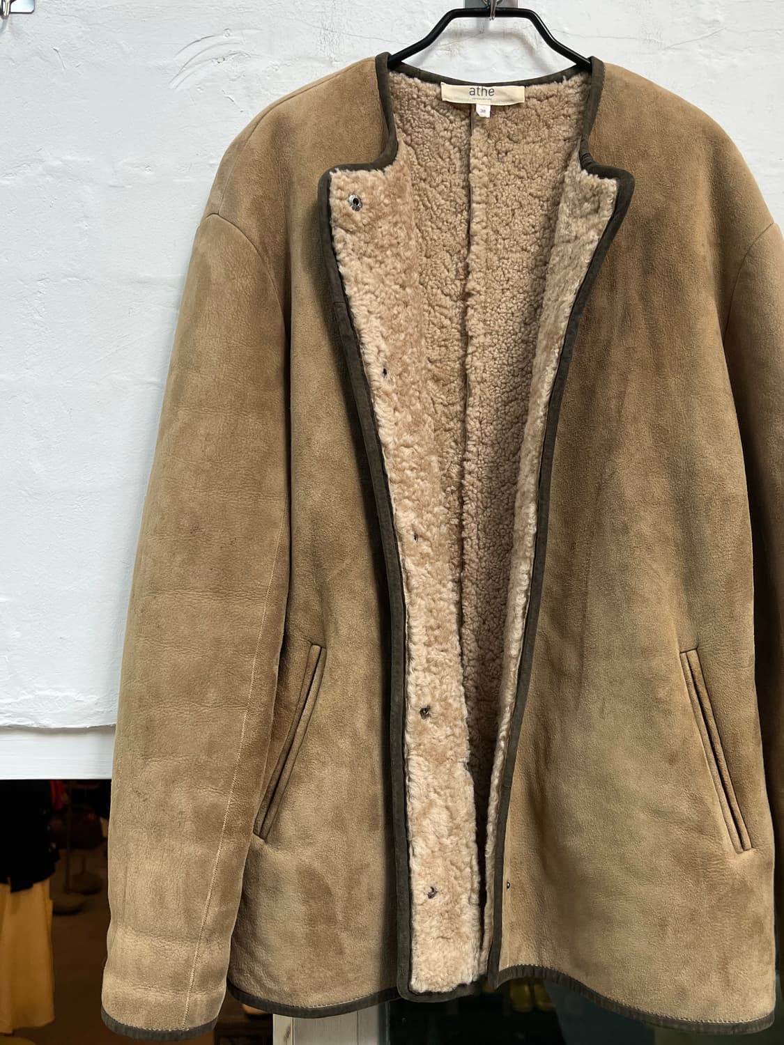 athe vanessabruno 램스킨 시어링 무스탕 38 상품이미지5