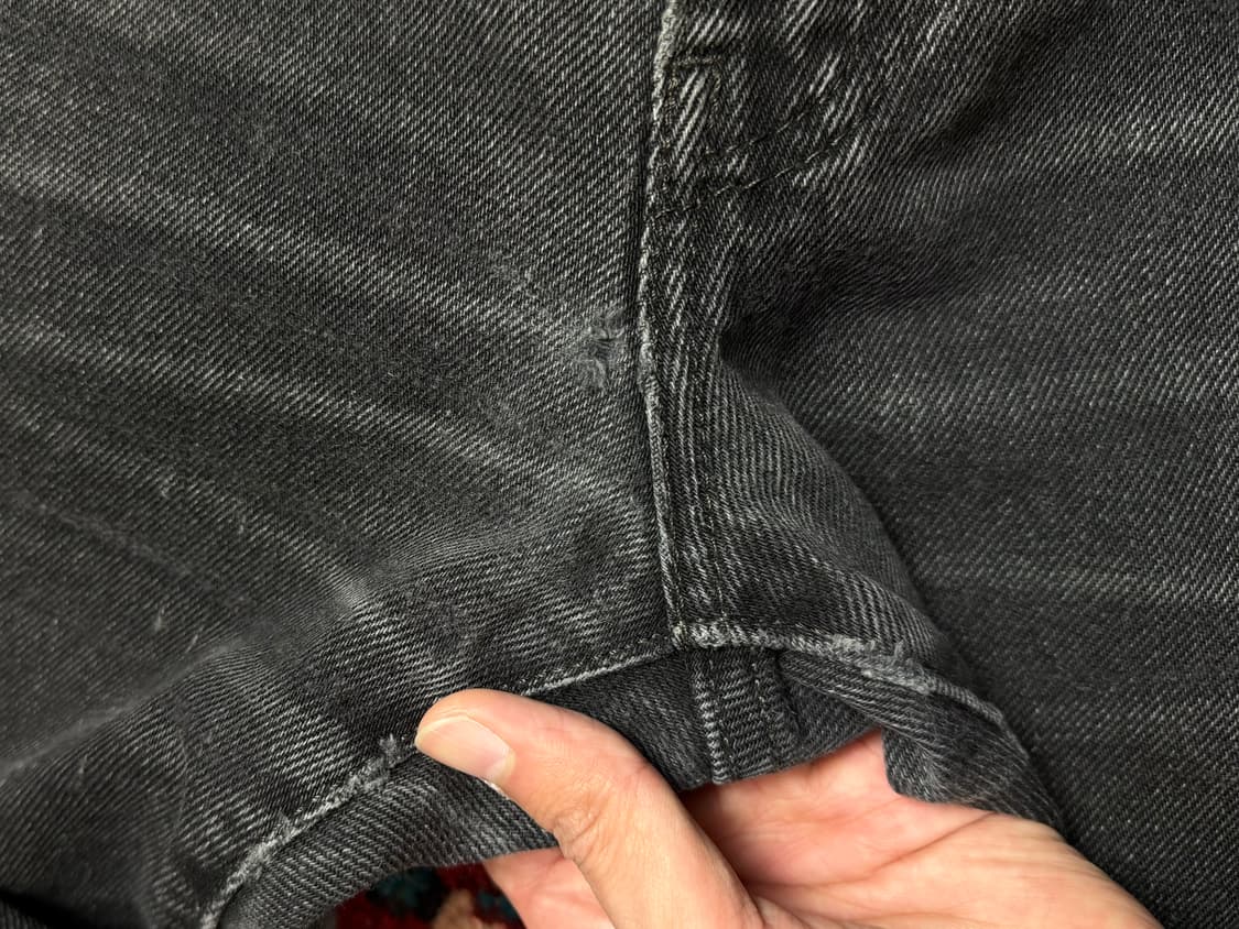 00's 빈티지 리바이스 517 블랙 부츠컷 플레어진 상품이미지10