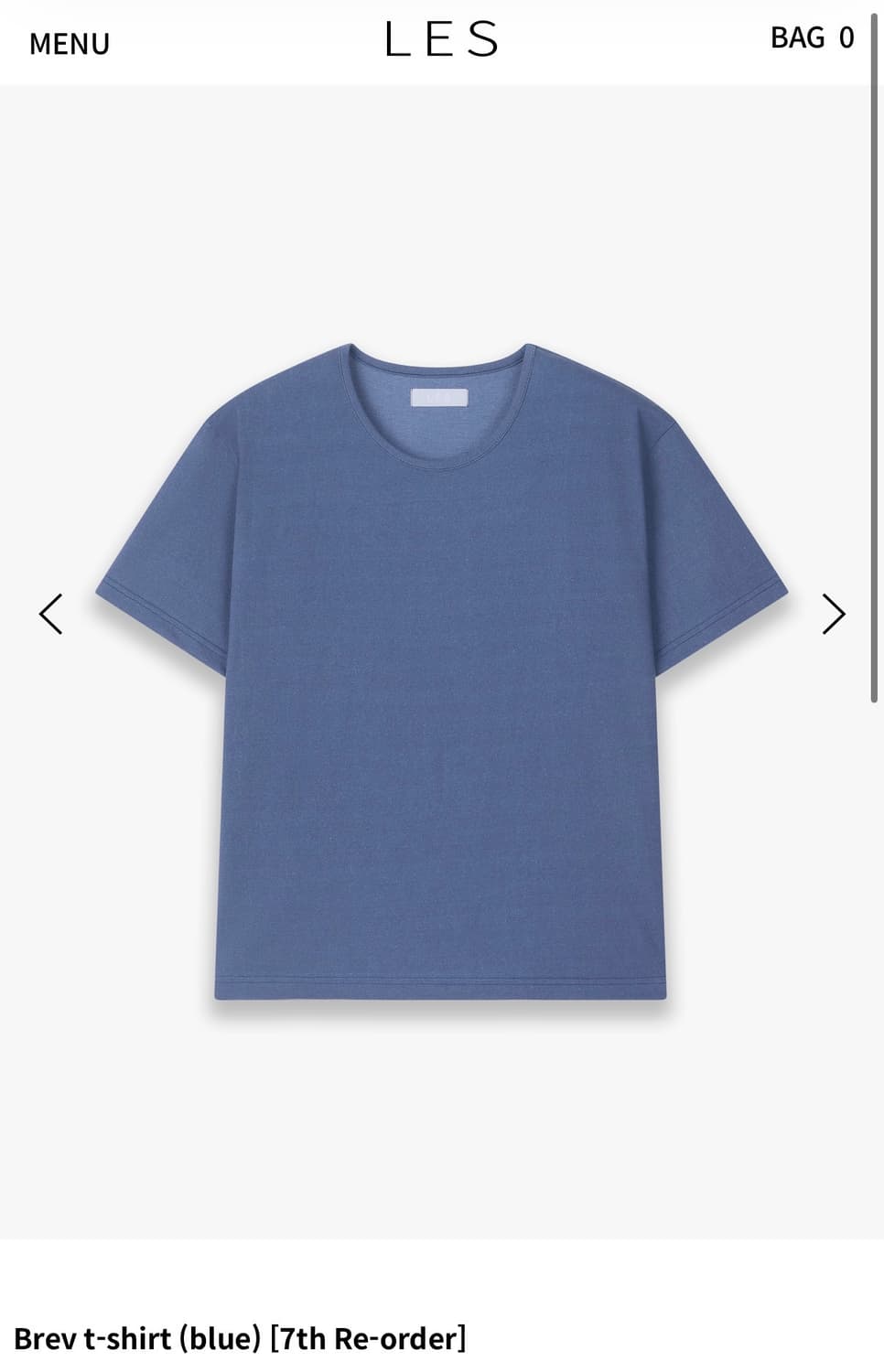 Les Brev t-shirts(blue) 상품이미지1