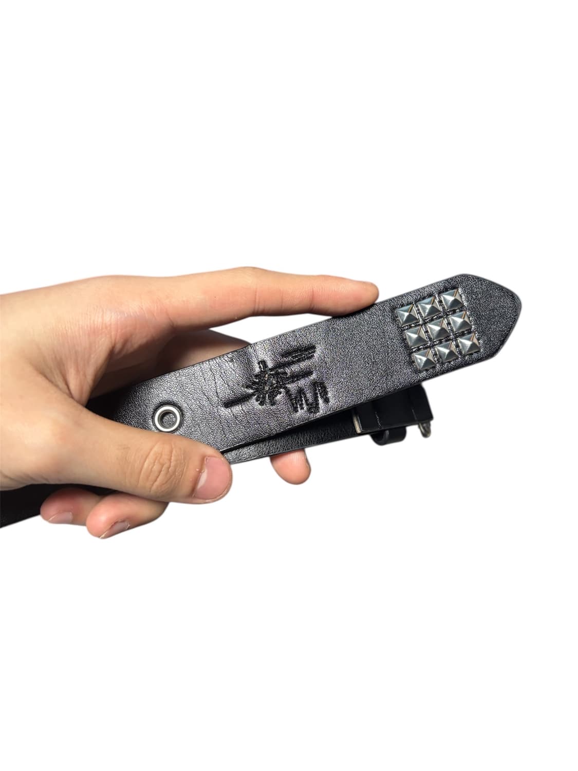 Vintage Studded Leather Belt 상품이미지3