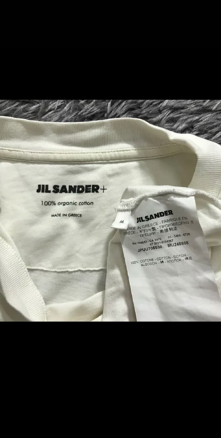[[M]@ 질 샌더(JIL SANDER+) 로고라벨 반팔티셔츠 상품이미지6