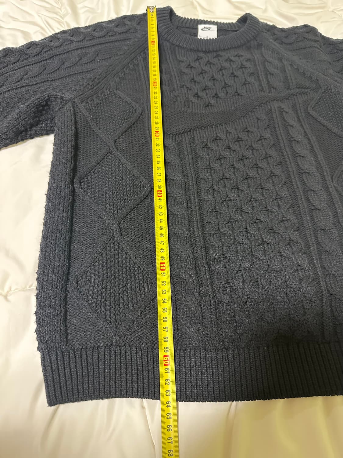(L) 나이키 스우시 케이블 롱슬리브 니트 상품이미지4