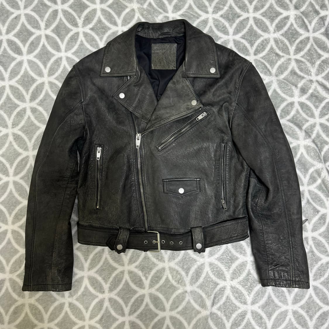 빈티지 라이더 자켓 (착샷) 상품이미지1