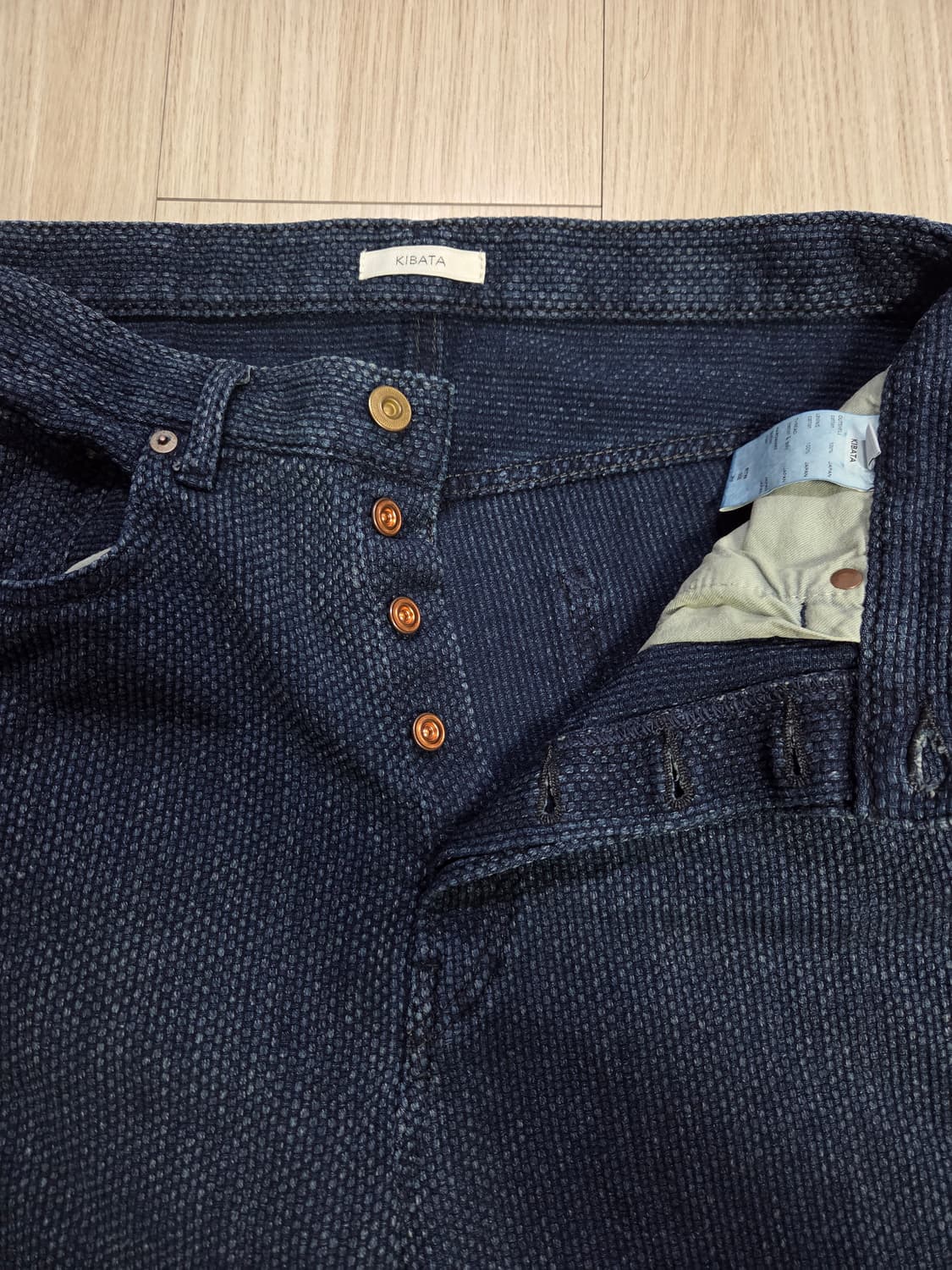 키바타 사시코팬츠 올드블루 3사이즈  상품이미지3