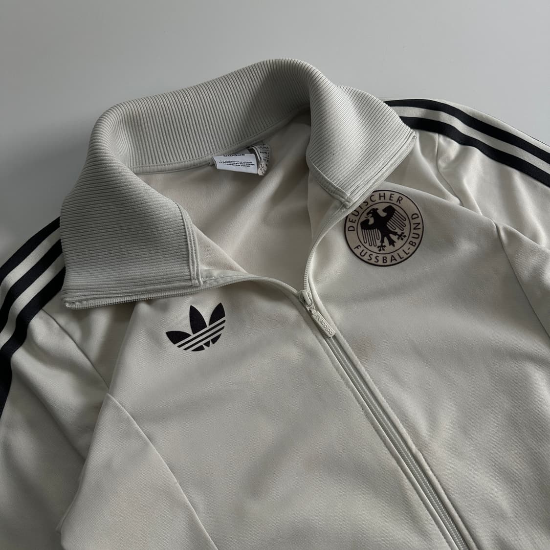 Adidas 아디디스 독일 베켄바우어 화이트 트랙탑 져지 상품이미지4