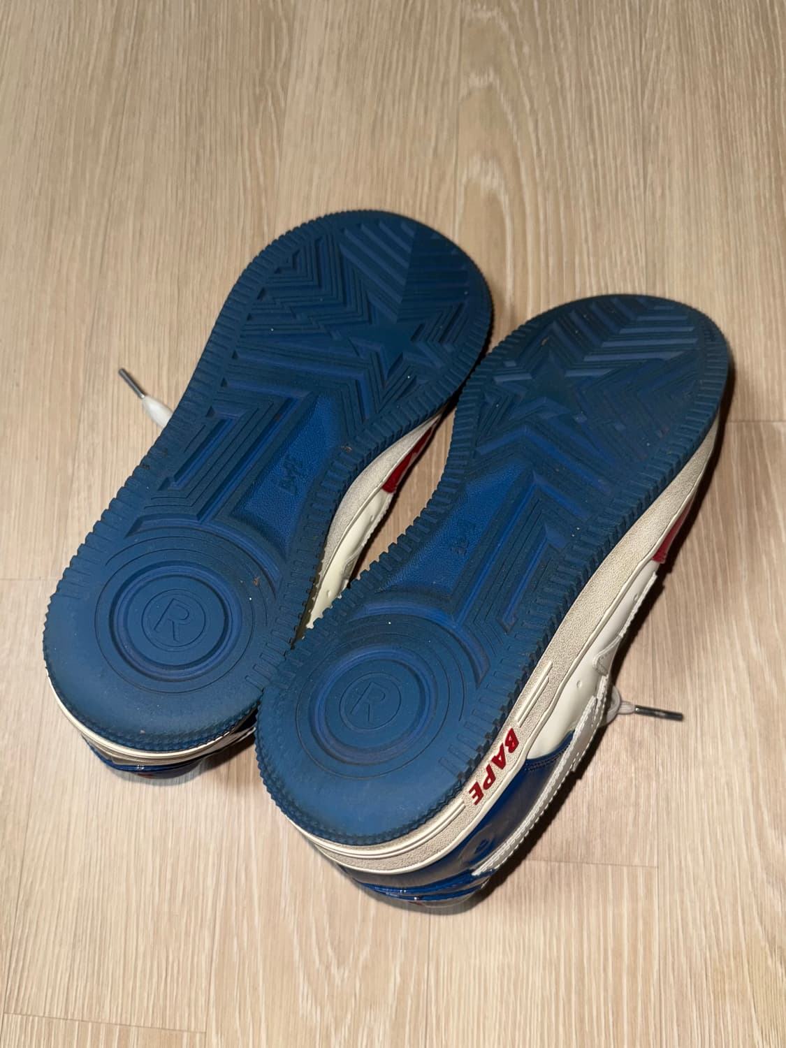 베이프 베이프 스타 로우 M1 화이트블루 275 상품이미지6