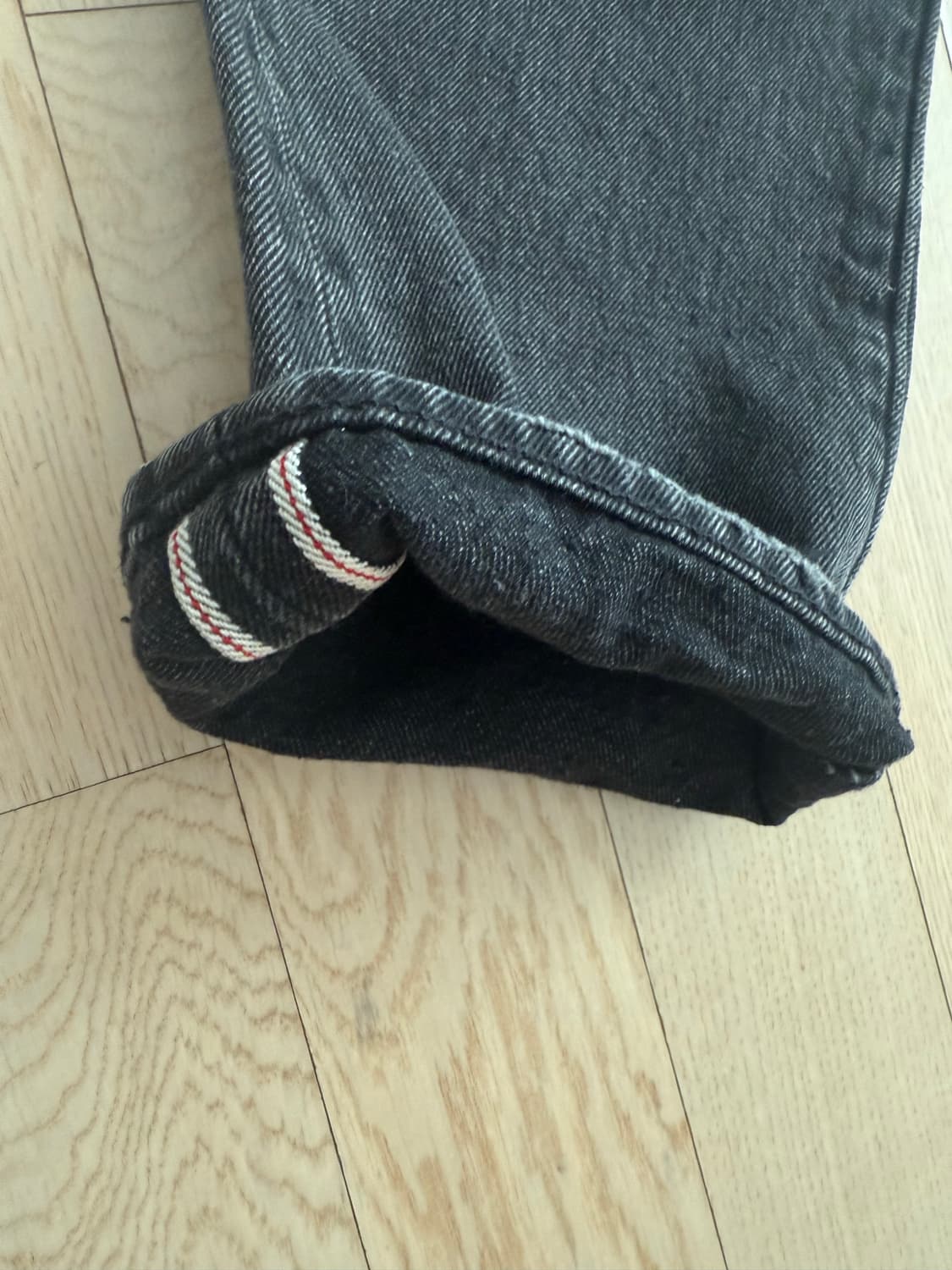 리바이스 프리미엄 501 빅E 셀비지 블랙 상품이미지3