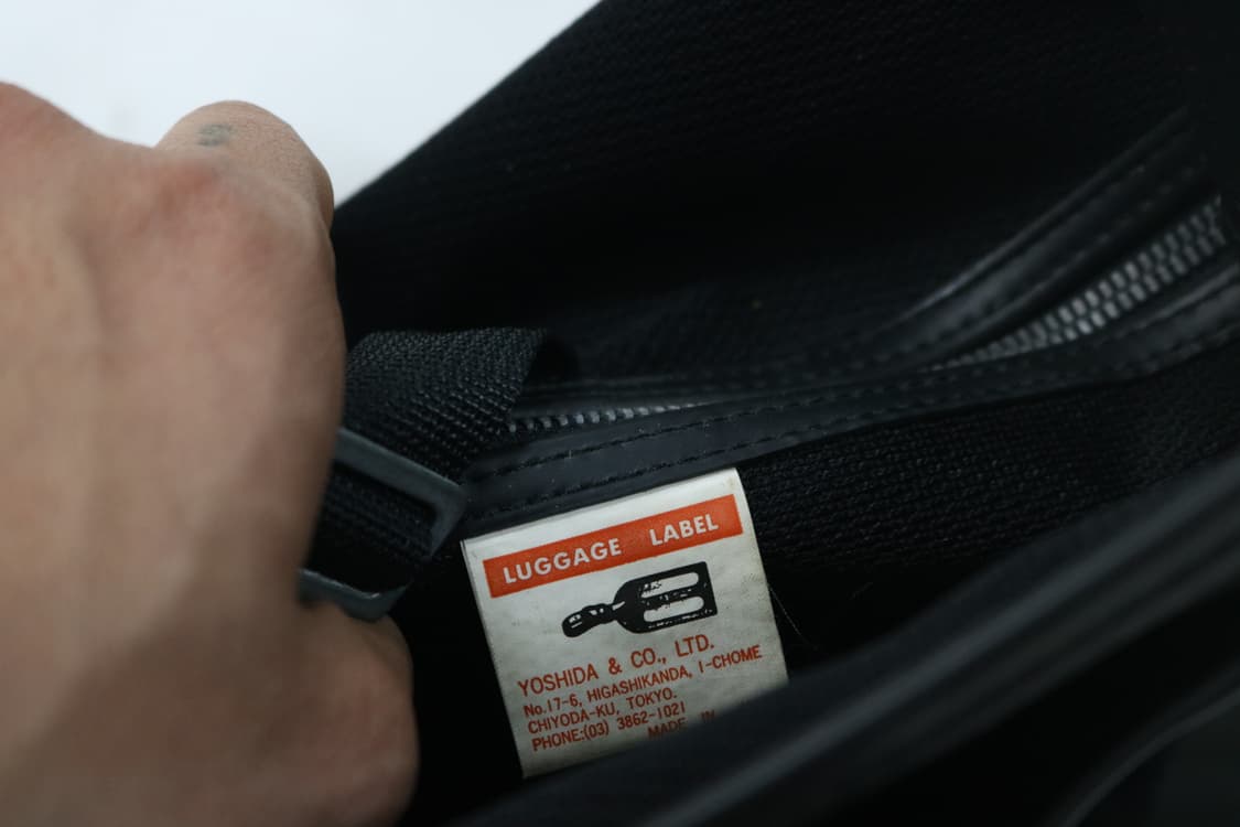 LUGGAGE LABEL 요시다포터 라이너 블랙 숄더 메신저 백 상품이미지9