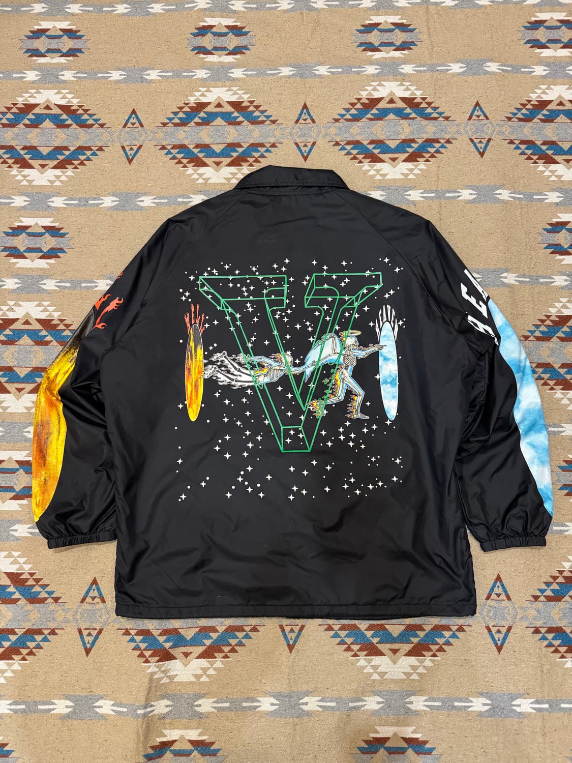 [L] 세인트 마이클 x 브이론 코치자켓 블랙  상품이미지6