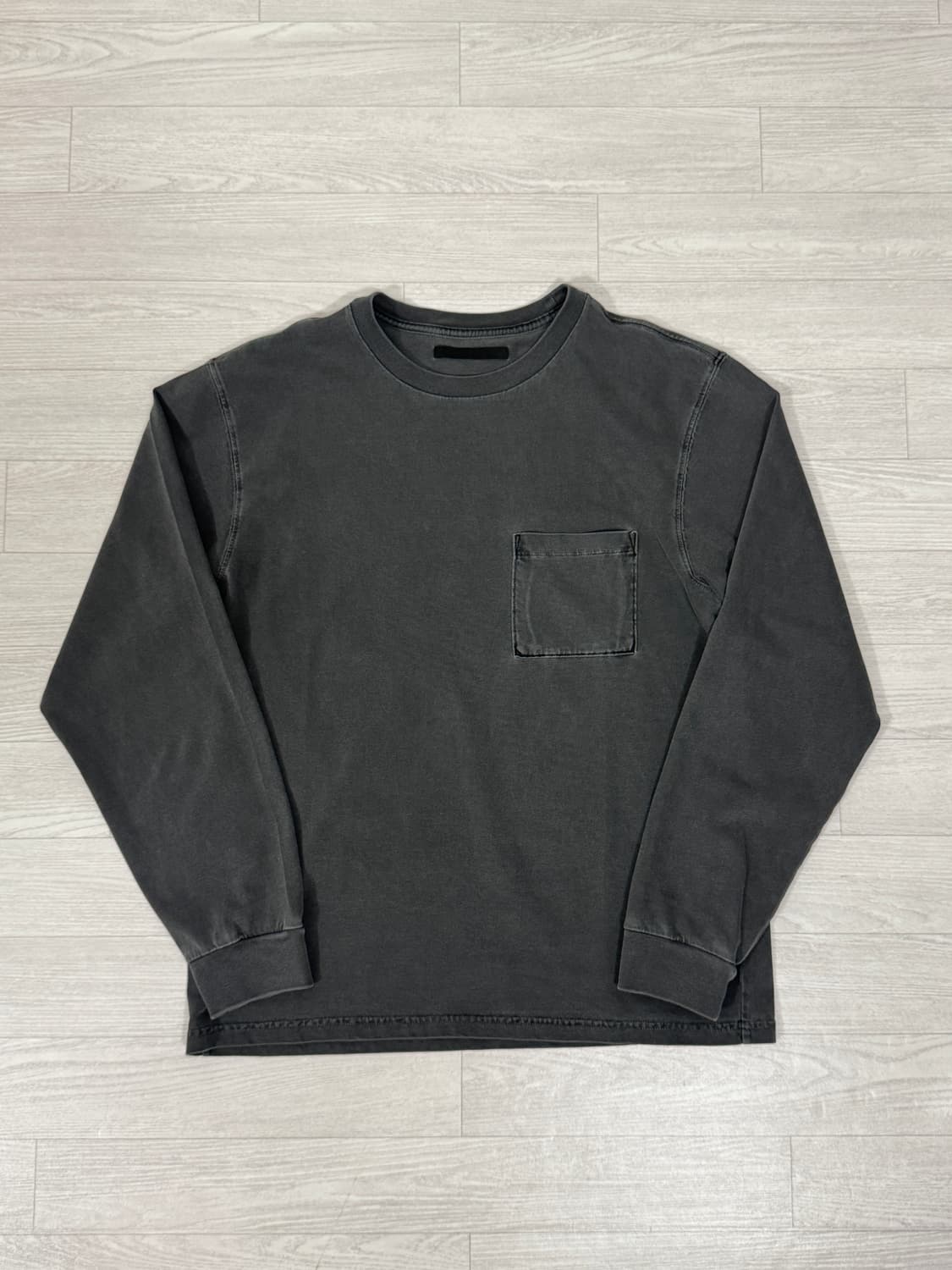 HTAE 러프 포켓 롱슬리브 80s 차콜 M 상품이미지2