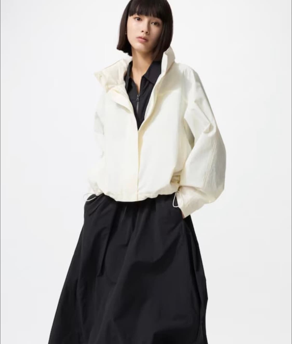 유니클로 윈드 블럭자켓 오프화이트 상품이미지1