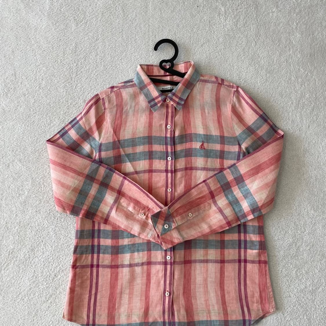 100 빈폴 여성 린넨 긴팔셔츠 L 상품이미지2