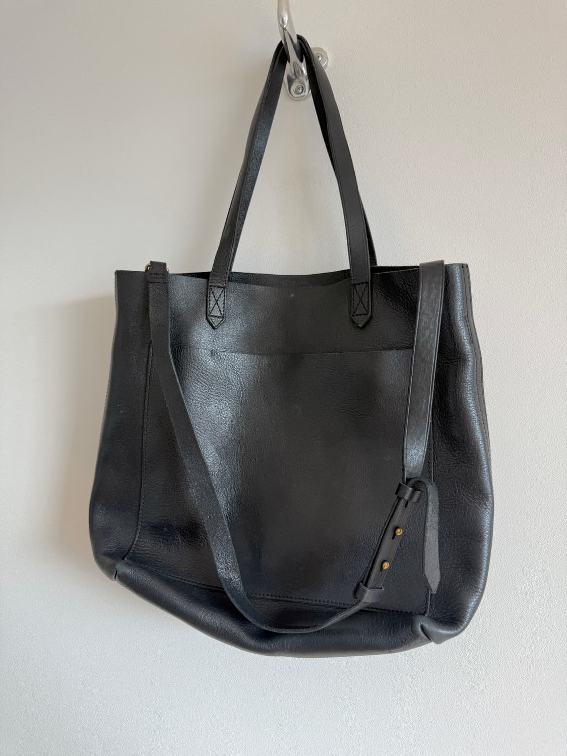 Pre owned 레더 토트백 상품이미지4