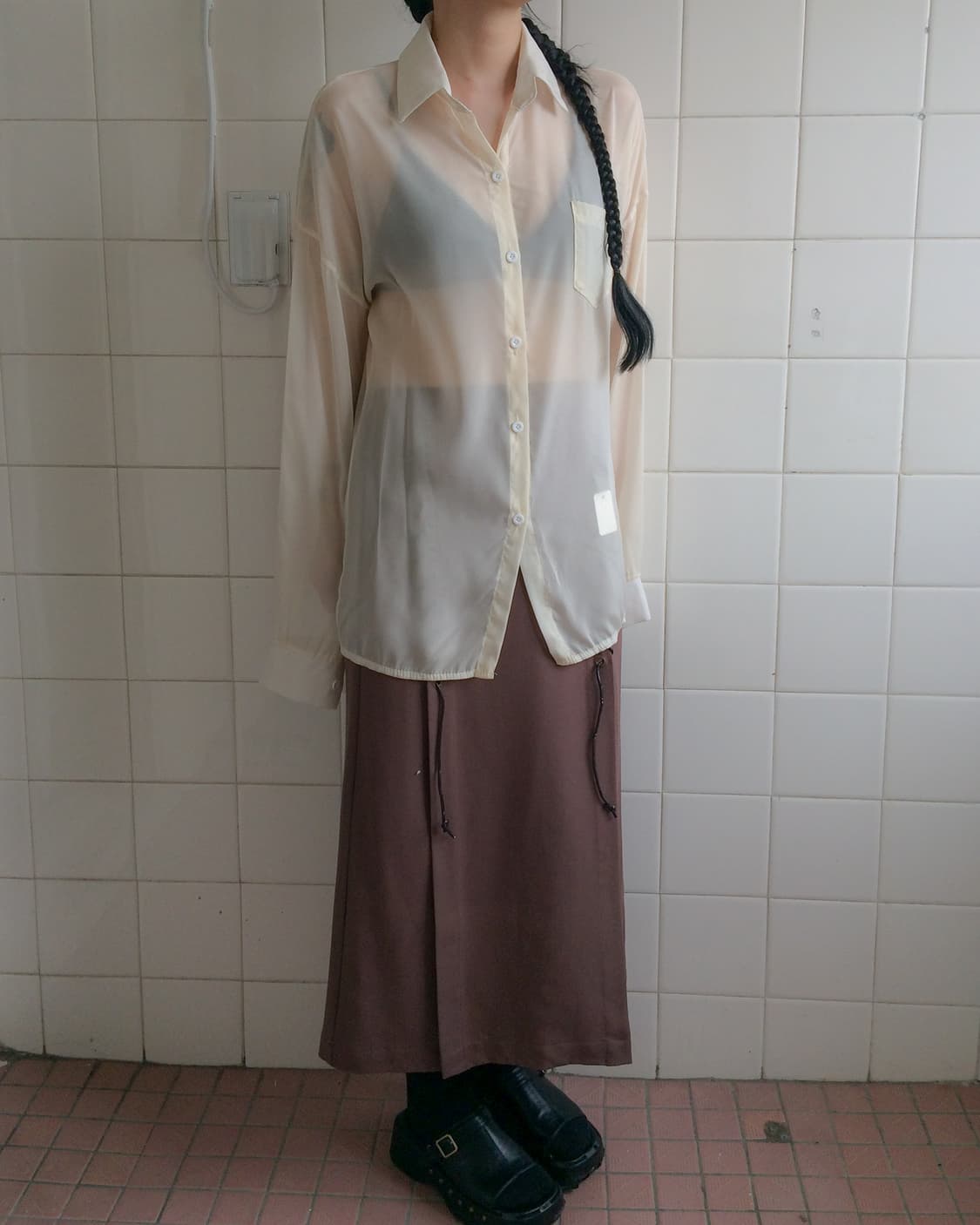 see through shirt 상품이미지1