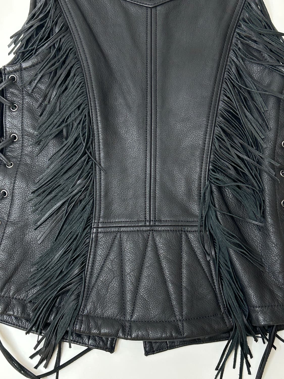 Harley Davidson 애비뉴 가죽 조끼 상품이미지7