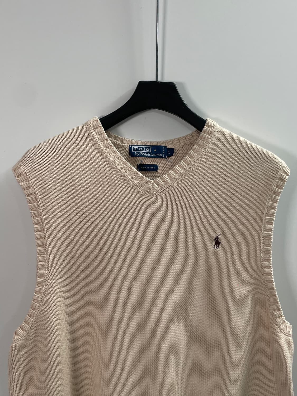 폴로 랄프로렌 베이지 베스트 조끼 니트 (on.689) 상품이미지2