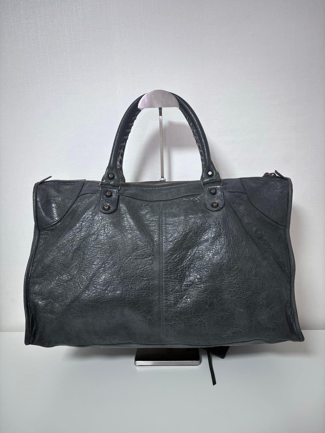 발렌시아가 워크 모터백 그레이 상품이미지3