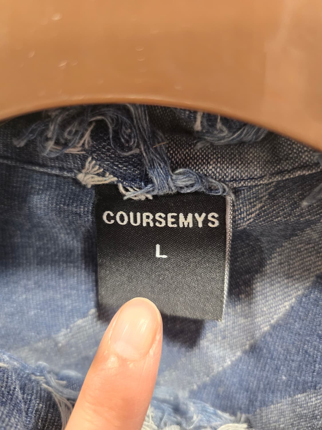 COUSEMYS 데님 셔츠 L (100) 상품이미지6