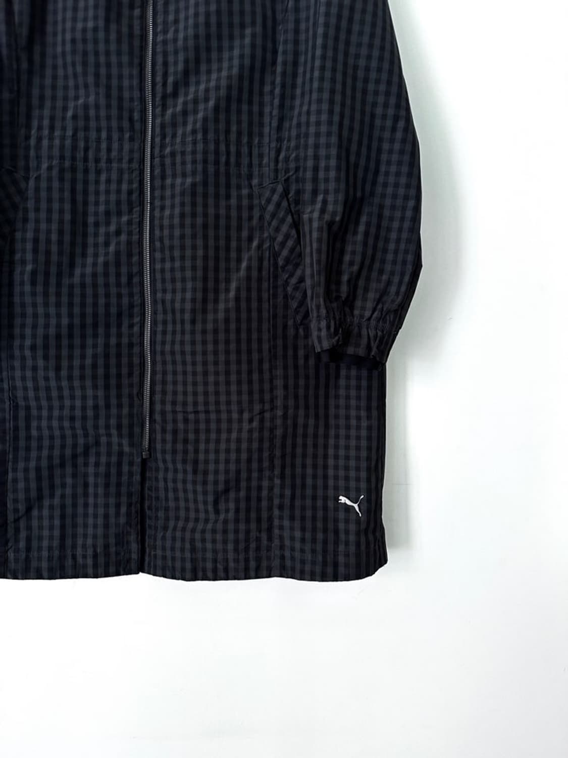 PUMA check anorack jacket / navy 상품이미지3