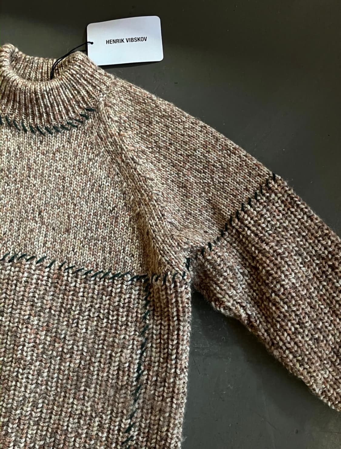 헨릭 빕스코브 컬렉션라인 모크넥 니트 M 상품이미지2